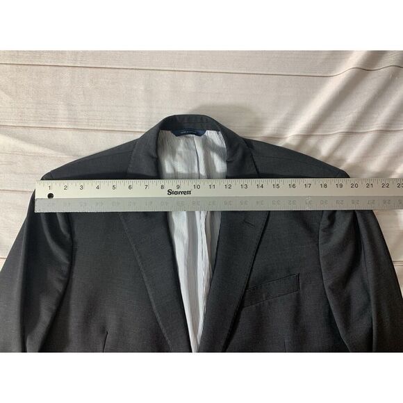 Brooks Brothers Explorer Fitzgerald Fit Mens 44R Blazer Sport Coat Jacket Gray - Picture 14 of 16